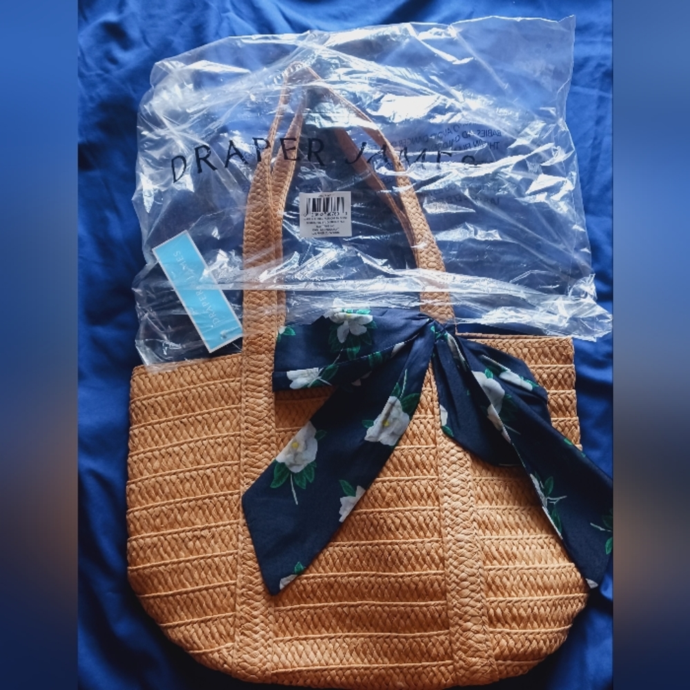 Draper James Everyday Straw Bag